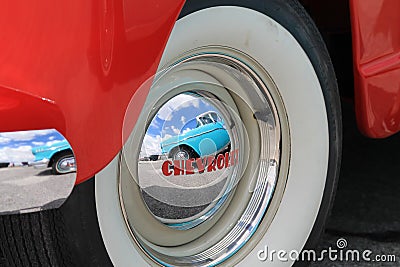 Old American car Editorial Stock Photo