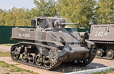 Old American tank Editorial Stock Photo