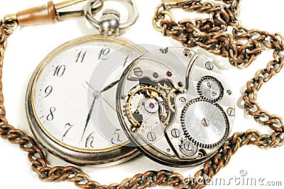 Old antique clock Stock Photo