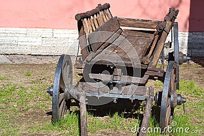 Old antique wagon Stock Photo