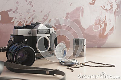 Old antiques 80s Stock Photo