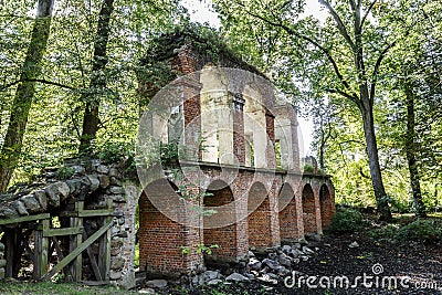 Old aqueduct built of brick Editorial Stock Photo