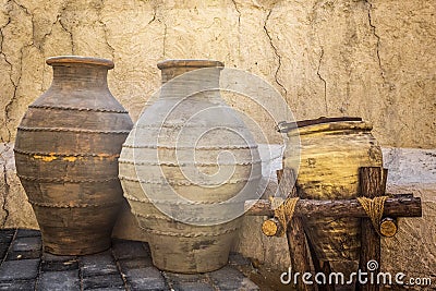 Old arabic utensils Stock Photo