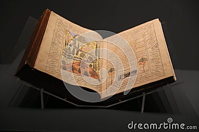 Old and Arabic book Stock Photo