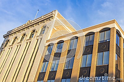 Old architecture in downtown of Regina Stock Photo