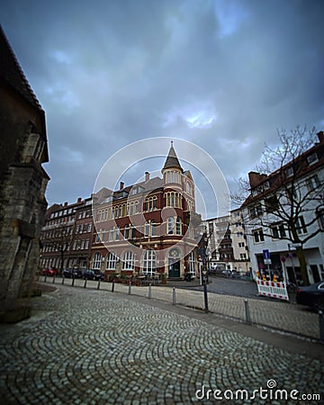 Old architecture germany. Bielefeld. April 2023 Editorial Stock Photo