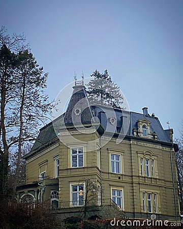 Old architecture germany. Bielefeld. April 2023 Editorial Stock Photo