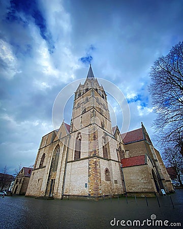 Old architecture Germany. Herford. April 2023 Editorial Stock Photo