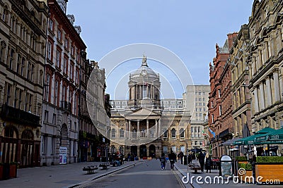 Old architecture: Liverpool town hall in the city's town centre Editorial Stock Photo