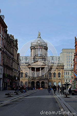 Old architecture: Liverpool town hall in the city's town centre Editorial Stock Photo