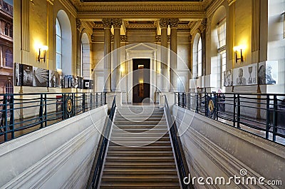 The old Archives Nationales (National Archives) of France in Paris Editorial Stock Photo