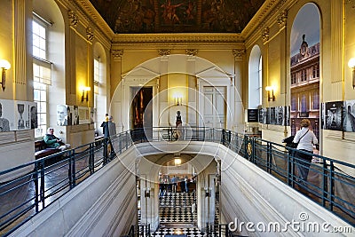 The old Archives Nationales (National Archives) of France in Paris Editorial Stock Photo