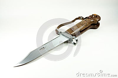 Old army bayonet Stock Photo