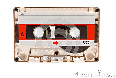 Old audio cassette Stock Photo