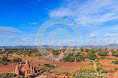 Old Bagan in Bagan-Nyaung U, Myanmar Stock Photo