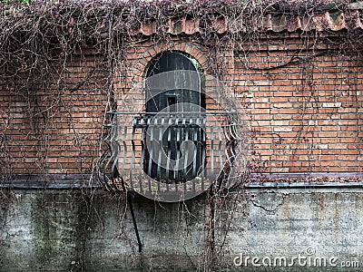 Old balcony. Stock Photo