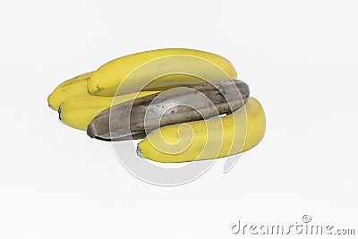 Old banana, good bananas Stock Photo