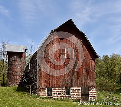 Old Barn Stock Photo