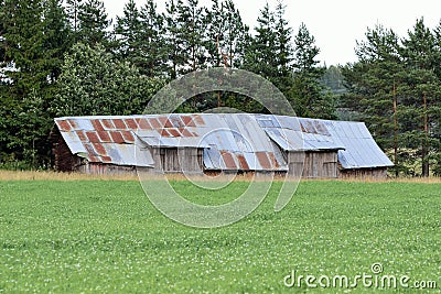 Old barnhouse Stock Photo