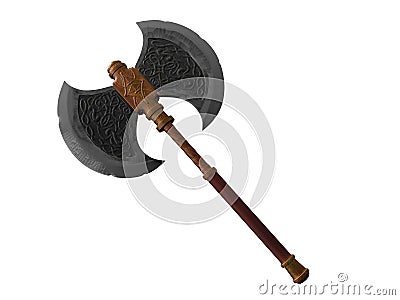 Old battle axe Stock Photo