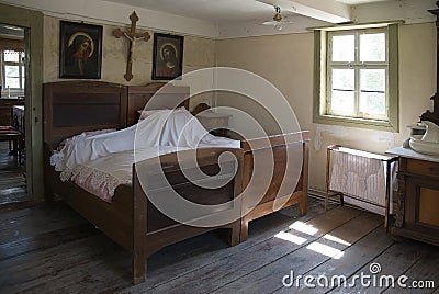 Old bedroom Stock Photo