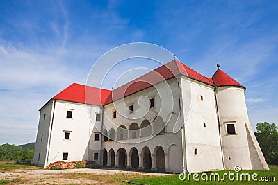 Old Bela castle in Zagorje, Croatia Stock Photo