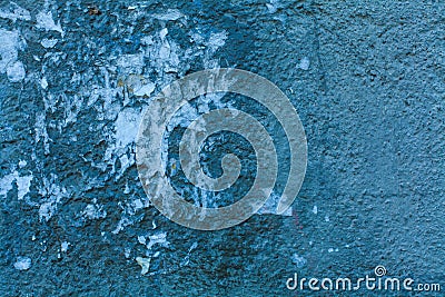 Old blue and cian textures wall background. Perfect background Stock Photo