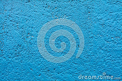 Old blue and cian textures wall background. Perfect background with space Stock Photo