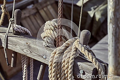 Old Boat Details Stock Photo