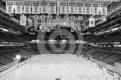 Old Boston Garden. Editorial Stock Photo