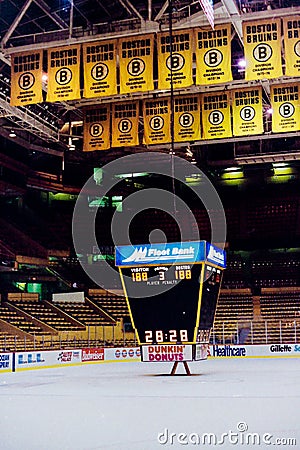 Old Boston Garden Editorial Stock Photo