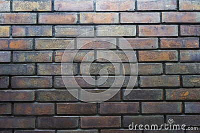 Old brick wall pattern textured background. Vintage style Stock Photo