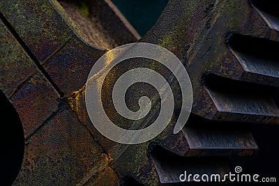 Old Rusty Cog Stock Photo