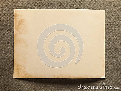 Old brown paper sheet Stock Photo