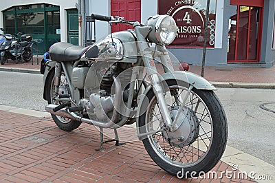 Old BSA motorcycle Editorial Stock Photo