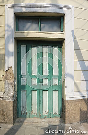 Old building door Stock Photo