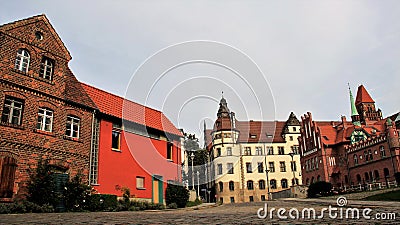 Old Building .Old Town Historic City In Cottbus Germany Editorial Stock Photo