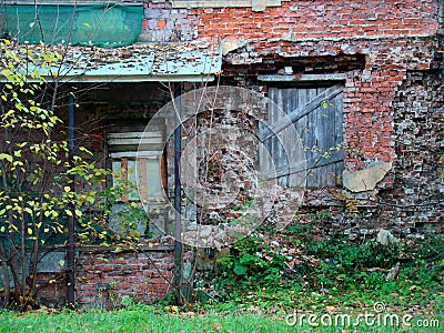 Old building under construction Stock Photo