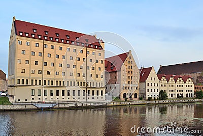 Old buildings in Gdansk Stock Photo