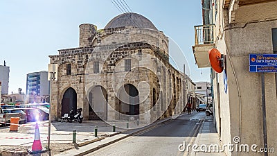 Old buildings of Larnaca, Rupublic of Cyprus. Stock Photo