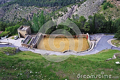 Old bullring of Andalusia Spain Stock Photo