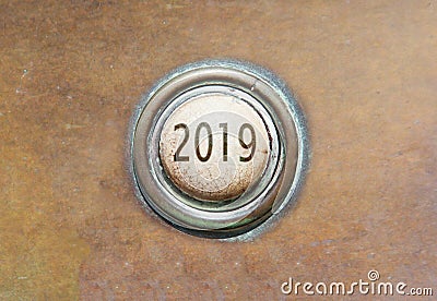 Old button - 2019 Stock Photo