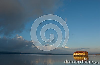 Old Cannery Building, Astoria, Oregon 2 Stock Photo