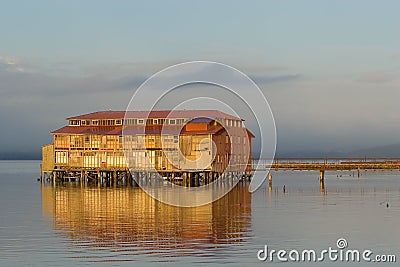 Old Cannery Building, Astoria, Oregon 4 Stock Photo