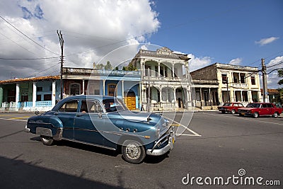 Old car in Pinar del Rio Editorial Stock Photo