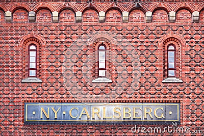 Old Carlsberg brewery in Copenhagen, Denmark Editorial Stock Photo