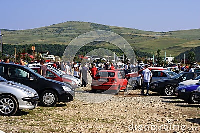 Old cars sale Editorial Stock Photo