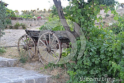 Old Cart Stock Photo