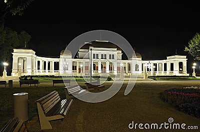 The old Casino in Cluj Napoca at night Stock Photo