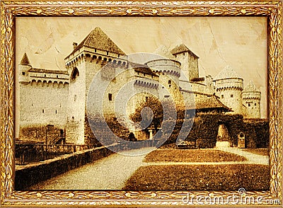 Old castle Editorial Stock Photo